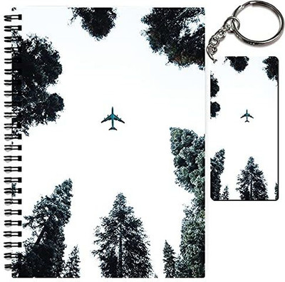 craft maniacs A5 NOTEBOOK + KEYCHAIN COLLECTION A5 Notebook RULED 160 Pages(Multicolor)