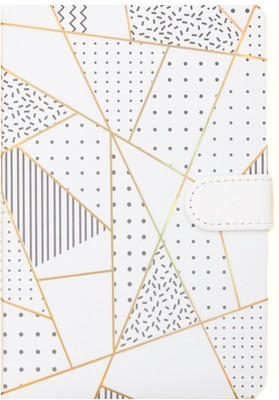 The Procure Store Abstract A5 Notebook Ruled 112 Pages(White)