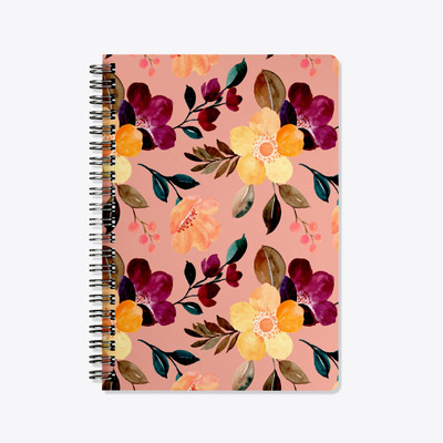 Bhamra Trader Spiral Diary Wiro A5 Diary Ruled 140 Pages(Multicolor)
