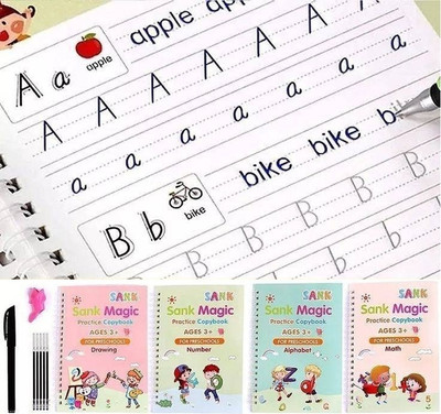 NPU Magic Practice Copybook Book-size Organizer Ruled 40 Pages(Multicolor)