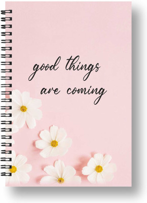 ROT RIX Notebook A5 Diary Unruled 144 Pages(Peach)