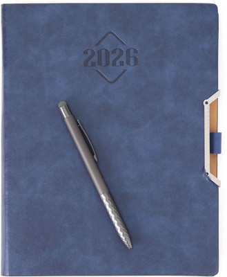 Scribelle Diary 2026 B5 Diary Single Rule , Month Cut 365 Pages(Blue)