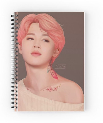craft maniacs JIMIN DIARY A5 Notebook RULED 160 Pages(Multicolor)
