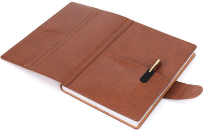 Scribelle Diary 2026 B5 Diary Single Rule , Month Cut 365 Pages(Brown)