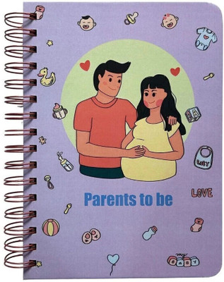 Bop Canvases Pregnancy Diary A5 Diary Printed 180 Pages(Multicolor)