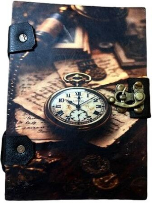 Anshu Beautifully designed diary Diary Notebook With Lock Clasp For Gift 5*7 A5 Diary Unruled 200 Pages(Multicolor)