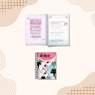 ekdali Incredibly grateful colorful journal A5 Journal Ruled 160 Pages(Multicolor)