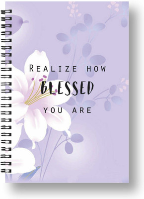 ROT RIX Notebook A5 Diary Unruled 144 Pages(Purple)