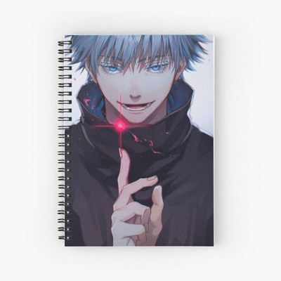 craft maniacs JUJUTSU KAISEN NOTEBOOKS A5 Notebook RULED 160 Pages(Multicolor)