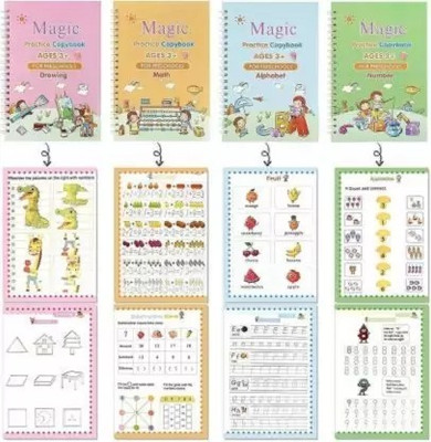 NPU Magic Practice Copybook Book-size Organizer Ruled 40 Pages(Multicolor)