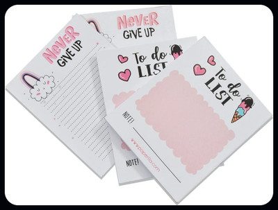 Flipkart SmartBuy Designer Notebook Professional Notepad | Pocket Pads for office , school Pocket-size Note Pad Ruled 50 Pages(White, Pack of 4)