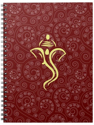craft maniacs GANESHA COLLECTION A5 Notebook RULED 120 Pages(BUDDHA)