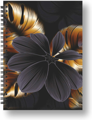 ROT RIX DOT GRID NOTEBOOKS A5 Diary dot grid 144 Pages(Black, GOLDEN)