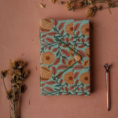 Onearth Handmade Regular Journal Unruled 240 Pages(Green)