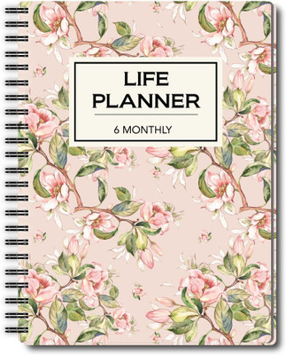 Nourish Life A5 Planner/Organizer Ruled 200 Pages(BLOSSOM)
