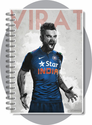 craft maniacs HALLA BOL NOTEBOOK COLLECTION A5 Notebook RULED 160 Pages(Blue)