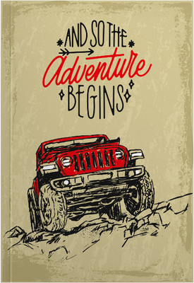 MOTOCUPID Jeep Adventure A5 Notebook plain 160 Pages(Jeep)