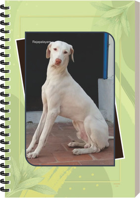 ESCAPER Rajapalayam Dog Diary For Men, Personal Notebook, Designer Notepad A5 Diary Ruled 160 Pages(Rajapalayam Dog)