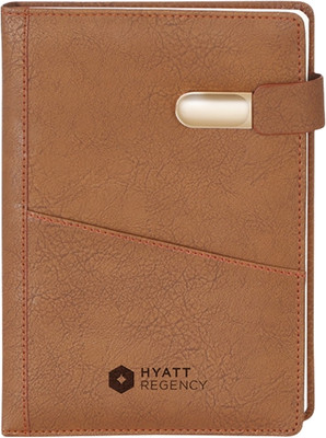 Magnus Gifts Professional Office Diaries A5 Diary Ruled 192 Pages(Brown)