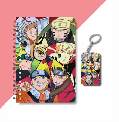 craft maniacs A5 NOTEBOOK + KEYCHAIN COLLECTION A5 Notebook RULED 160 Pages(Black, White)