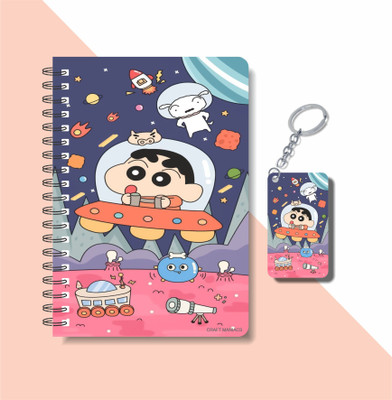 craft maniacs SHINCHAN 2023 NOTEBOOK COLLECTION A5 Diary RULED 160 Pages(White)