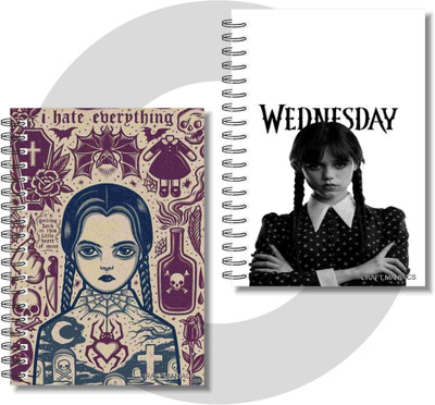 craft maniacs NOTEBOOKS A5 Notebook RULED 160 Pages(Multicolor, Pack of 2)