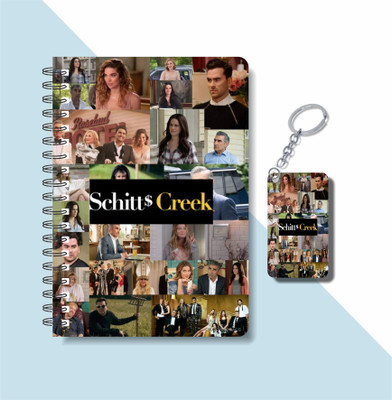 craft maniacs SCHITT'S CREEK COLLECTION A5 Notebook RULED 160 Pages(Multicolor)