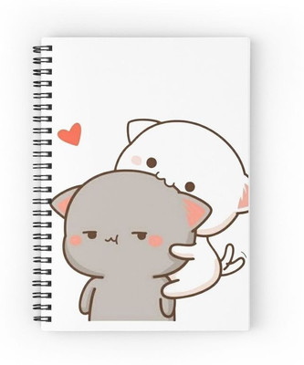 craft maniacs PEACH & GOMA COLLECTION A5 Note Book RULED 160 Pages(Multicolor)