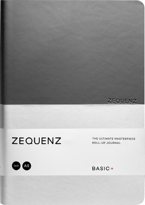 Zequenz A5 Size 14.8x21cm Basic Plus Series 70gsm 360 Degree Flexible Handmade A5 Notebook Blank + Ruled 200 Pages(Grey/White) Zequenz A5 Size 14.8x21cm Basic Plus Series 70gsm 360 Degree Flexible Handmade A5 Notebook Blank + Ruled 200 Pages(Grey/White)