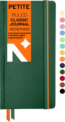 NEORAH Ruled Journal Notebook Assorted Journal Ruled 160 Pages(Dark Green)