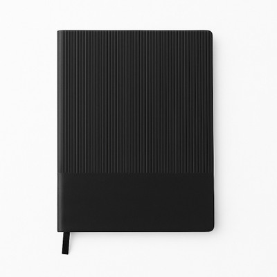 PaperPal Elegant Series A5 Notebook Ruled 192 Pages(Black)