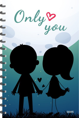 ESCAPER Only You Designer Diary A5 Diary Ruled 160 Pages(Multicolor)