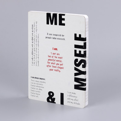 PaperPassion Functional Notes – Me, Myself & I Regular Notebook Ruled 240 Pages(White)