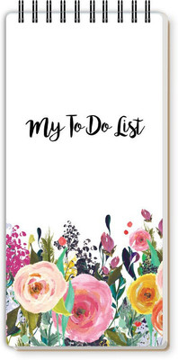 Nourish ToDo List Note Pad_DRY Regular Note Pad Ruled 50 Pages(WATERCOLOUR)