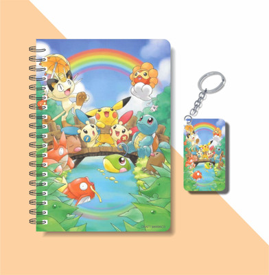craft maniacs POKEMON 2023 NOTEBOOK COLLECTION A5 Note Book RULED 160 Pages(White)