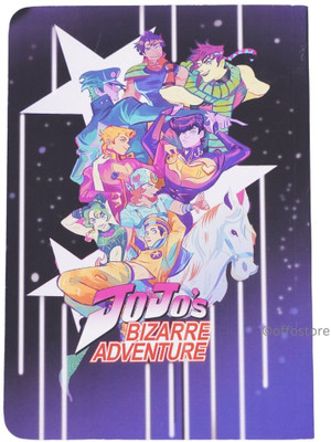 OFFO Anime : Jojo's bizzare adventure velvet finish Book A5 Notebook Ruled 160 Pages(Multicolor)