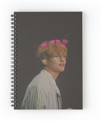 craft maniacs BTS V A5 RULED 160 PAGES DIARY A5 Diary RULED 160 Pages(Multicolor)