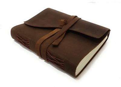 RSN Official Use A6 Note Book Unruled 100 Pages(Brown)
