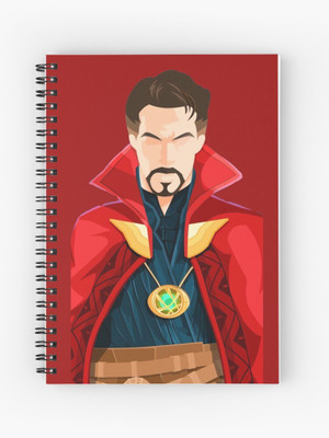 TheHackStore Dr. Strange Graphic Printed A5 Notebook Ruled 200 Pages(Multicolor)