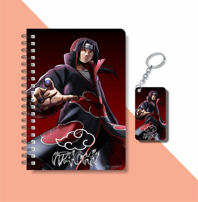 craft maniacs ITACHI UCHIHA COLLECTION A5 Diary RULED 160 Pages(White)