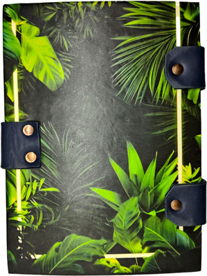 Design Dimension Handicraft handmade cardboard printed paper diary A5 Notebook Unruled 200 Pages(Multicolor)