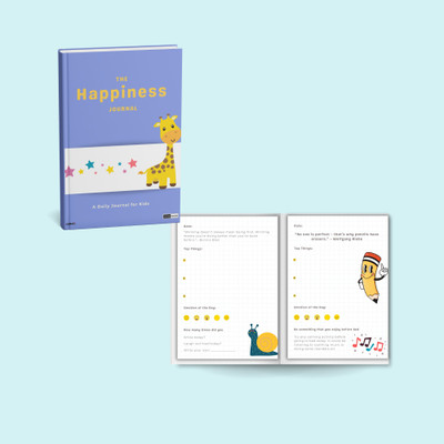 ekdali My Happiness Journal A5 Journal Ruled 120 Pages(Multicolor)