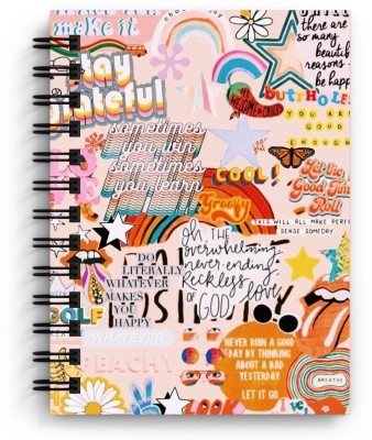 craft maniacs DOODLE COLLECTION A5 Notebook RULED 160 Pages(Multicolor)