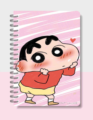 craft maniacs SHINCHAN DIARY 2025 A5 Notebook RULED 160 Pages(Multicolor)