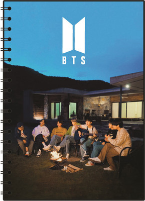 ShivaArts BTS A5 Diary 160 Pages(Multicolor)