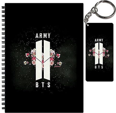 craft maniacs A5 NOTEBOOK + KEYCHAIN COLLECTION A5 Notebook RULED 160 Pages(Multicolor)