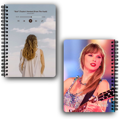 Goku Ki Dukan Taylor Swift Notebook A5 Diary Unruled 140 Pages(Mulitcolour)