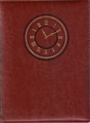 Peeplvalue Executive Diary with Monthly & Year Planner, (Size : 25 x 18 cm) Regular Diary Ruled 365 Pages(Tan, Pack of 2)