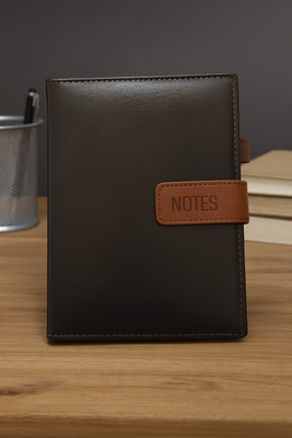 GetGoods Notebook A5 Diary ruled 300 Pages(Brown)