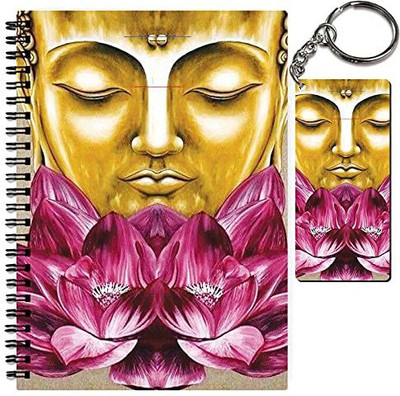craft maniacs A5 NOTEBOOK + KEYCHAIN COLLECTION A5 Note Pad RULED 160 Pages(Multicolor)